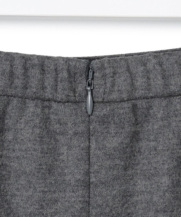 23区 L 【洗える】ウールミルドジャージー フレアスカート グレー系