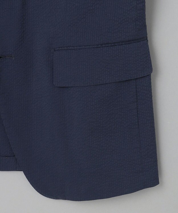 GOTAIRIKU セットアップ可【軽量/ストレッチ】クールマックスサッカーセットアップ ジャケット ネイビー系8