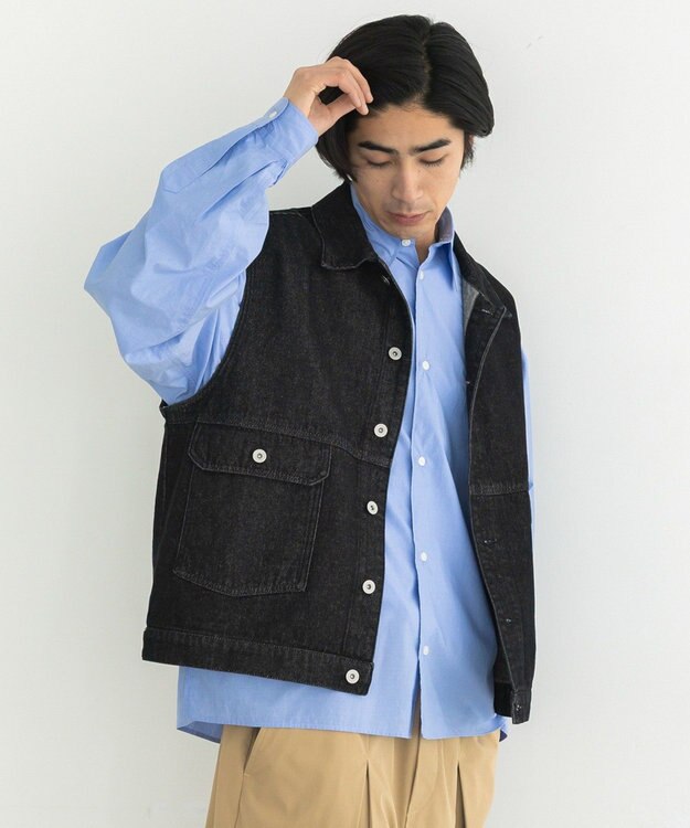 CRAFT STANDARD BOUTIQUE デニムベスト Black