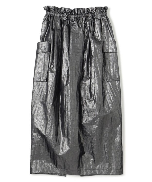 uncrave フォイル スカート（uncrave WHITE） メタルブラック