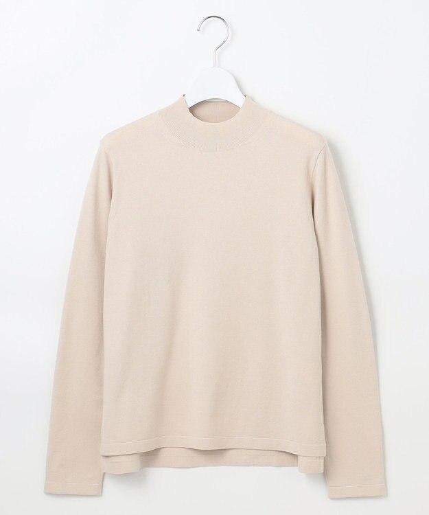 J.PRESS LADIES L 【洗える】PRINCE ハイネック ニット ベージュ系