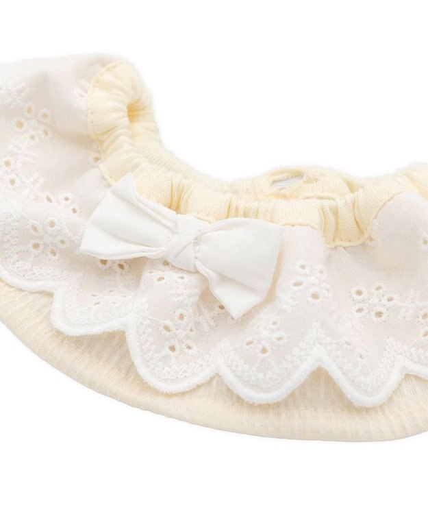 PET PARADISE ペットパラダイス フリル シュシュ スタイ 小型犬 ベージュ