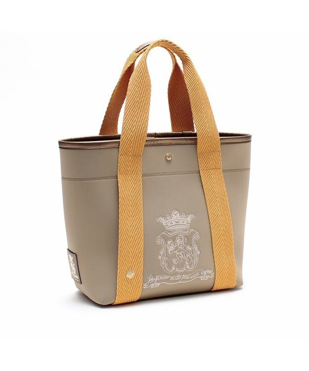 A.D.M.J. 【魔法の様に軽い】マジックライト/イタリアンファブリックステッチ刺しゅうデイリートートM トープ