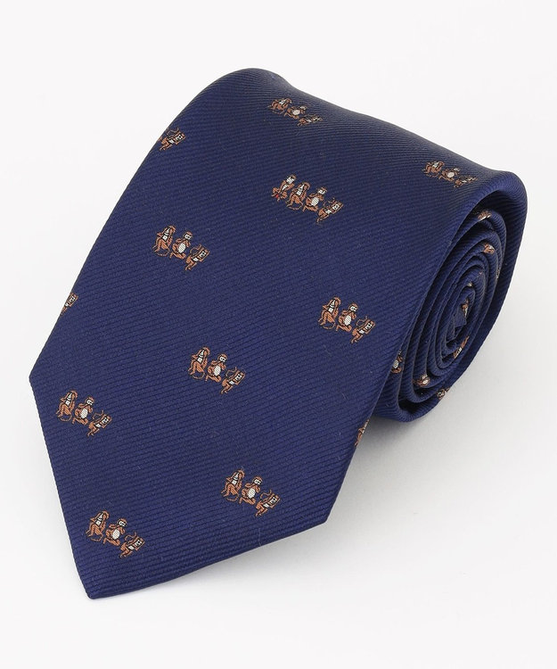 J.PRESS MEN 【JOKE TIE COLLECTION】四猿 ネクタイ ブルー系7