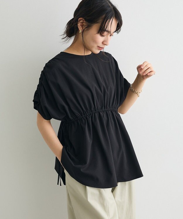 CRAFT STANDARD BOUTIQUE ショルダードロストチュニック Black