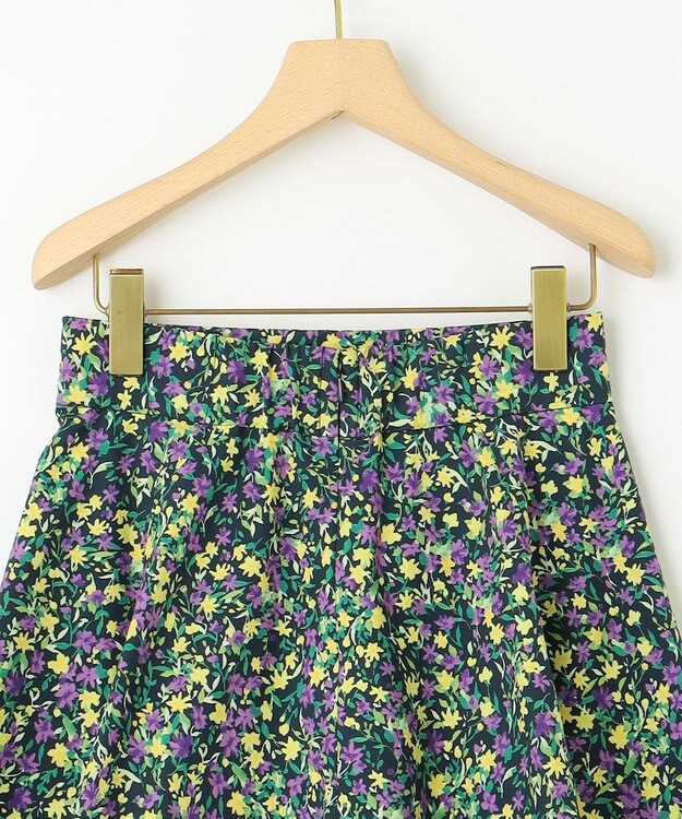 組曲 【23AW】フラワープリント ドラマティック スカート パープル系5