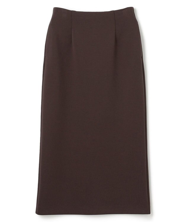 UNFILO 【野呂佳代さん着用】BEAUTY FORM JERSEY Iラインスカート [NEW]ブラウン