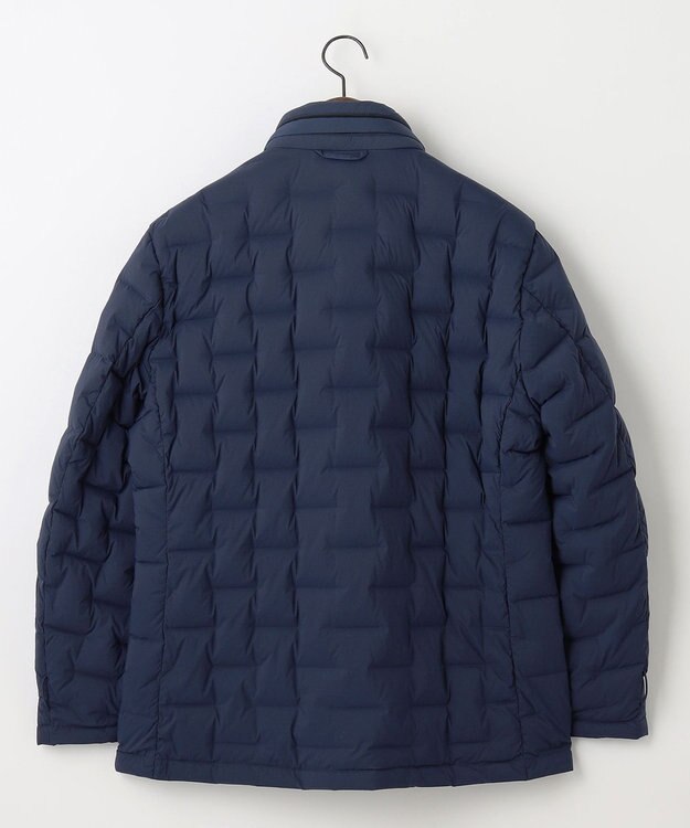 JOSEPH ABBOUD 【軽量/ポケッタブル/撥水】 2WAYストレッチ・パッカブル ダウン ブルゾン ネイビー系