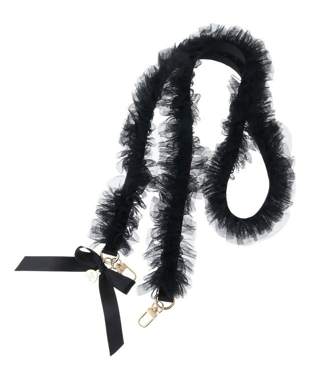 Maison de FLEUR フリルショルダー Black