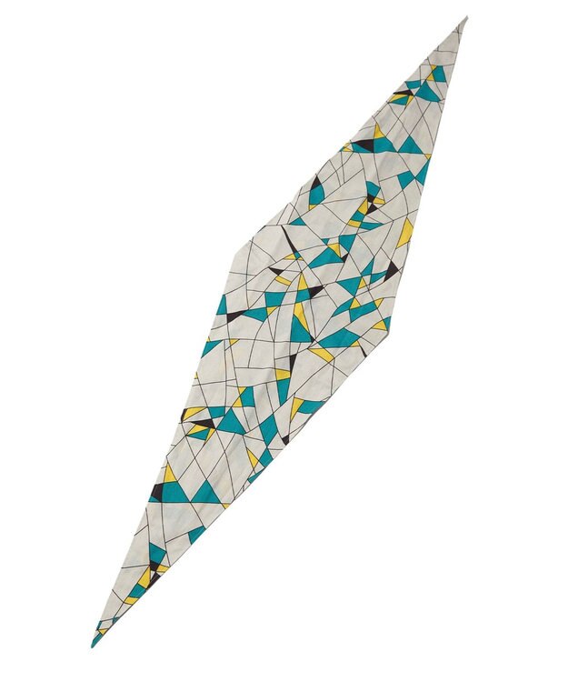 J.PRESS MEN 【J.PRESS ORIGINALS】Vintage Print Losange Scarf ライトグレー系9