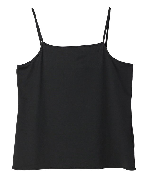 Green Parks Ｂ．ＳＥＴ２点　シアードットブラウス＋キャミソール Black