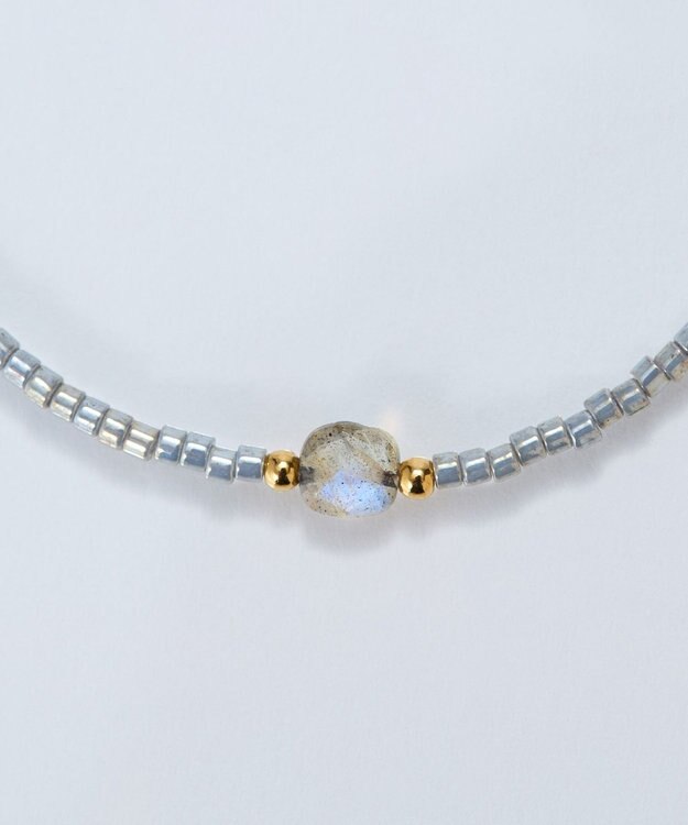 Phoebe ストーンコードブレスレット　グレー/天然石 グレー