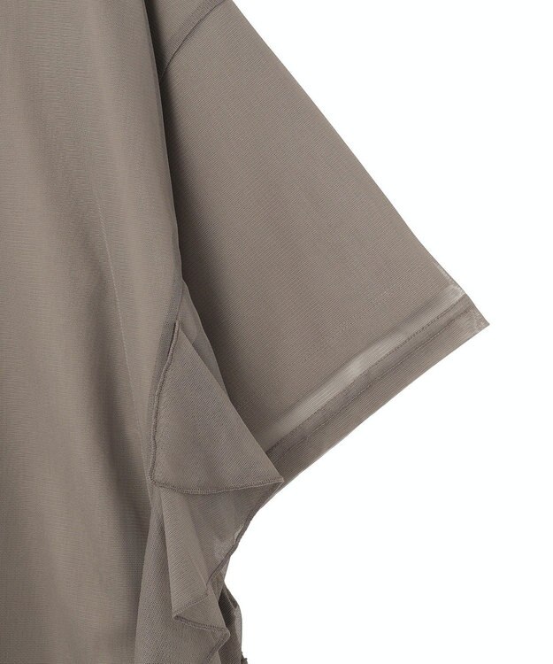 Green Parks ＳＥＴ２点チュール＋半袖ＴＥＥ Charcoal Gray