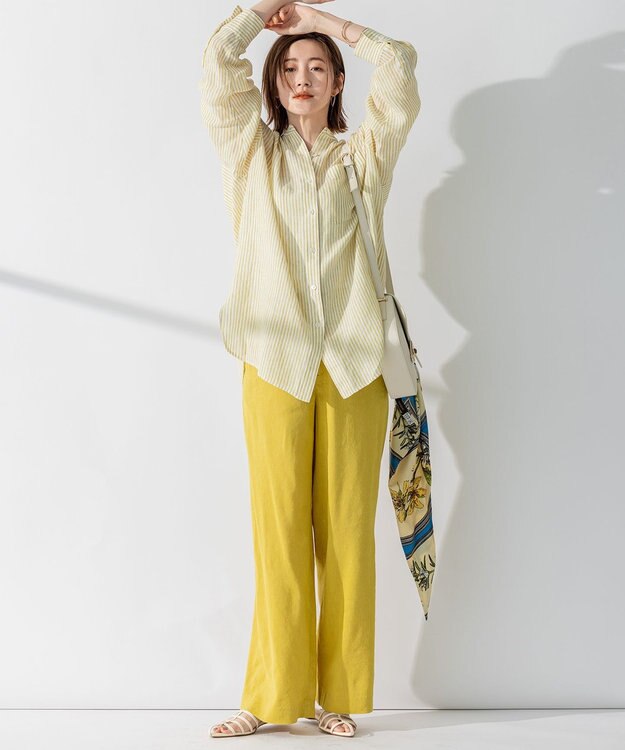 23区 【STORY7月号掲載】HEWN ポインテッドストラップ ミュール ホワイト系