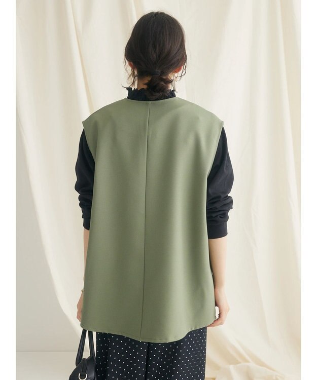 CRAFT STANDARD BOUTIQUE 【イージーケア】Ｖネックベスト Khaki