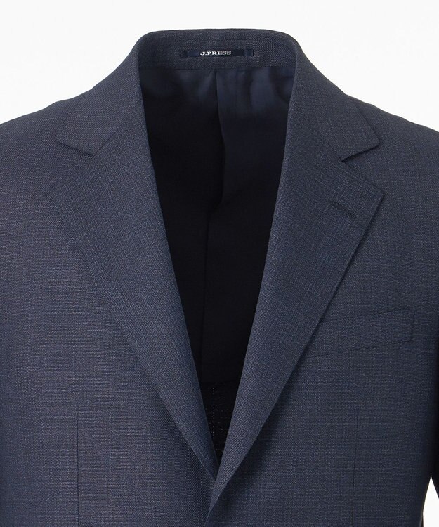 J.PRESS MEN 【ESSENTIAL CLOTHING】ブリーザブルメッシュクロス スーツ ネイビー系