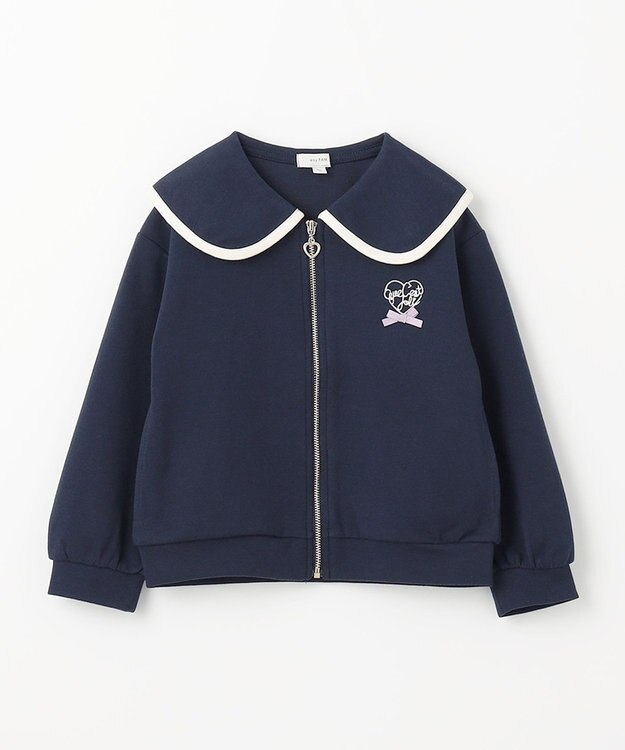 ANY KIDS セーラーカラー ブルゾン ネイビー