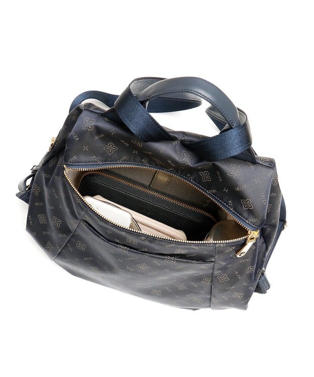 IBIZA ロゴナイロン　リュック ライトパープル