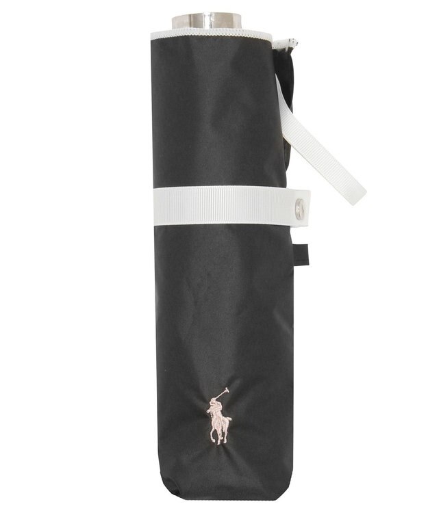MOONBAT POLO RALPH LAUREN（ポロ ラルフローレン）晴雨兼用日傘 バイカラー 遮光率100% 遮熱 UV ブラック