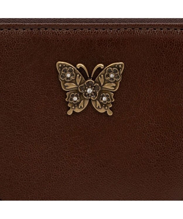 ANNA SUI マチルダ 薄マチ長財布 ブラウン