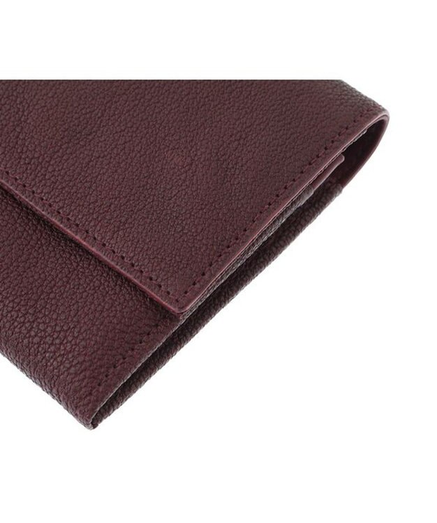 genten 【新色】フレスコ フラップ長財布 カシス