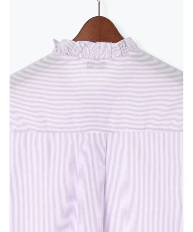 Te chichi パターンアソートスタンドフリルブラウス ラベンダー