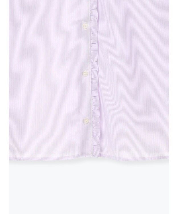 Te chichi パターンアソートスタンドフリルブラウス ラベンダー