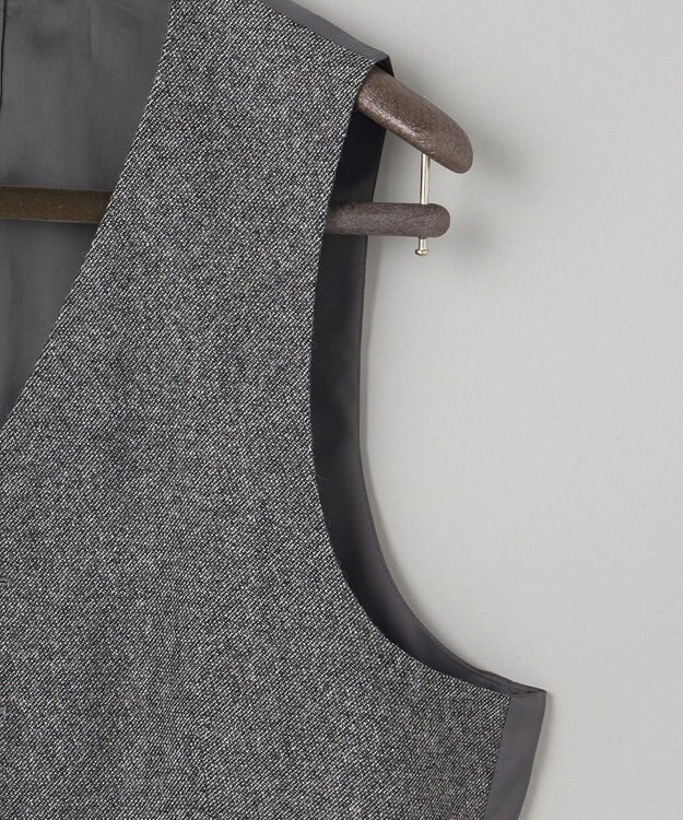 GOTAIRIKU RENEWOOL_CASHMEREベスト ライトグレー系8