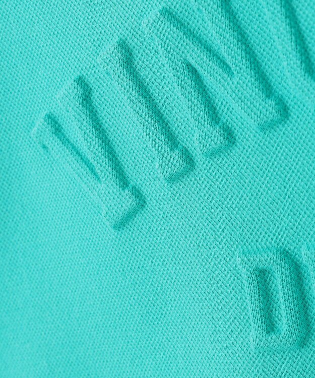 23区GOLF 【MEN】パターンからゴルフに合わせたしっかり素材のカノコダンボールモック ターコイズブルー系