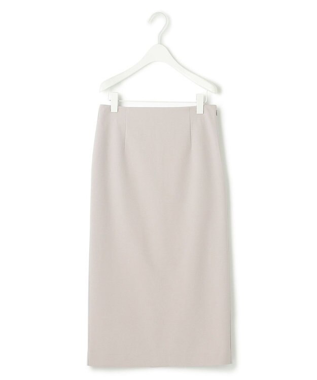 ICB 【洗える】コットンコンプレッシャー ナロースカート トープ系