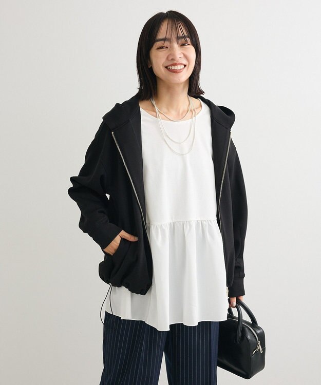 Green Parks ダンボールＺＩＰパーカー Black