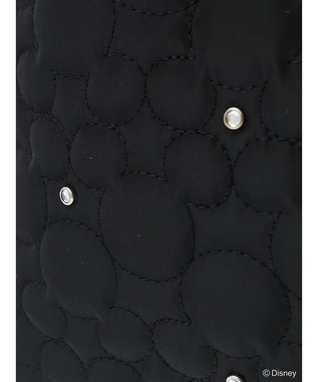 Green Parks ミッキーフレンド／キルティングビジューバッグ Black