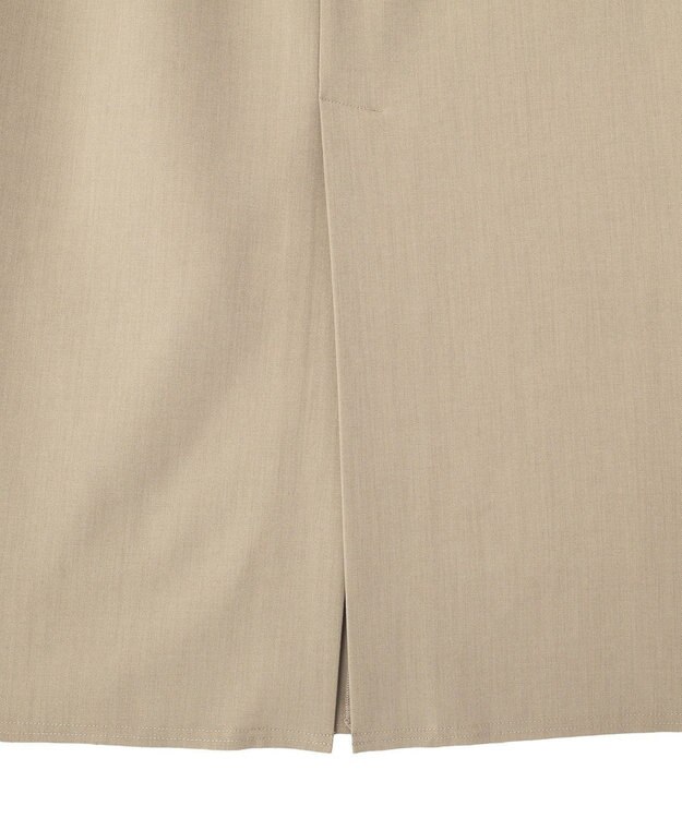 CRAFT STANDARD BOUTIQUE ＜セレモニー＞カットアウトヘムIラインスカート Beige