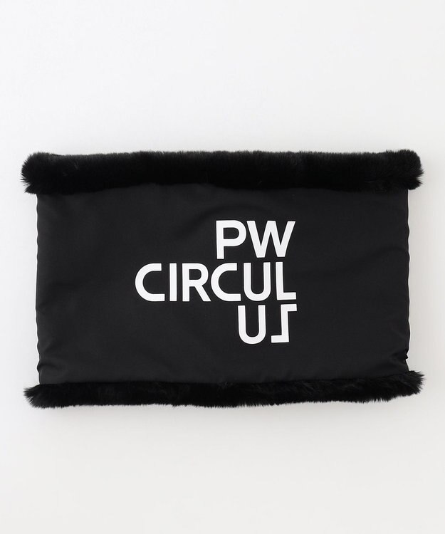 PW CIRCULUS 【手洗い可/裏起毛/2WAY】【UNISEX】リバーシブル ネックウォーマー ブラック系