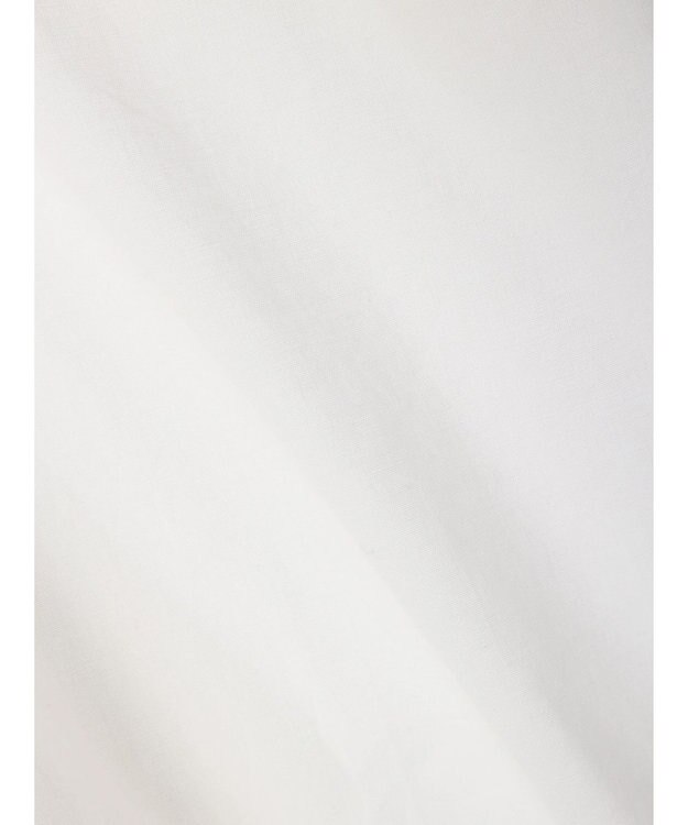 CRAFT STANDARD BOUTIQUE パールボタン抜き衿サークルブラウス Off White