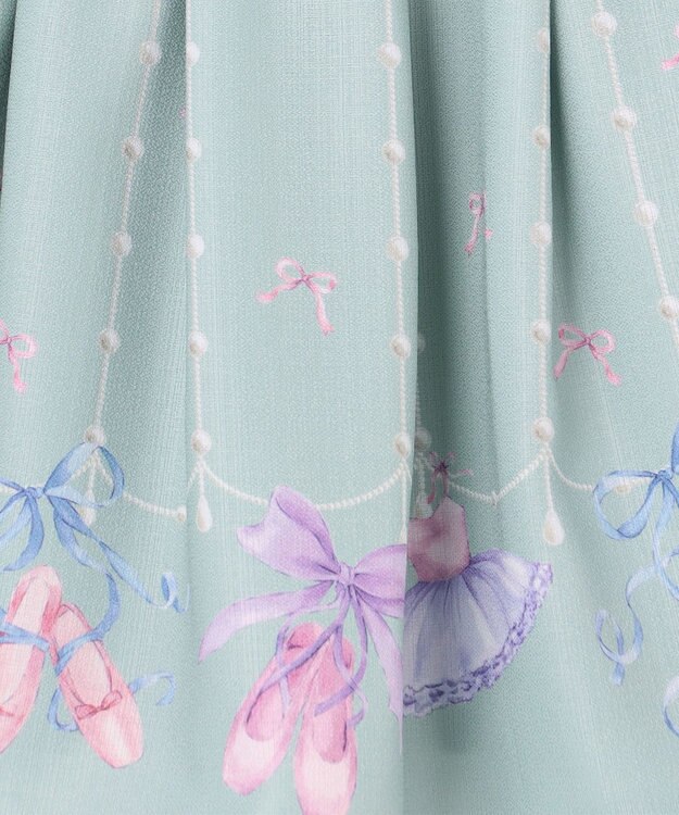 ANY KIDS メロディスカート ミント×バレエ