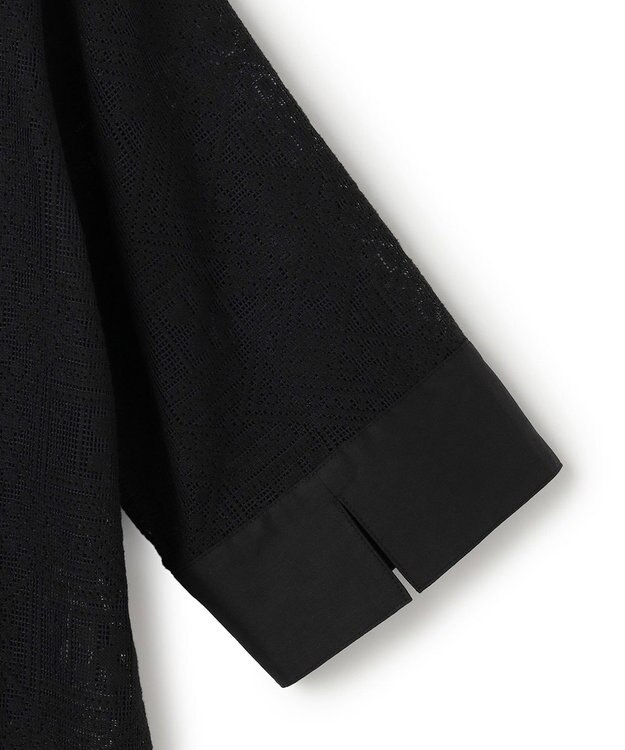 23区 【SLOW/一部店舗限定】モチーフレース ワンピース ブラック