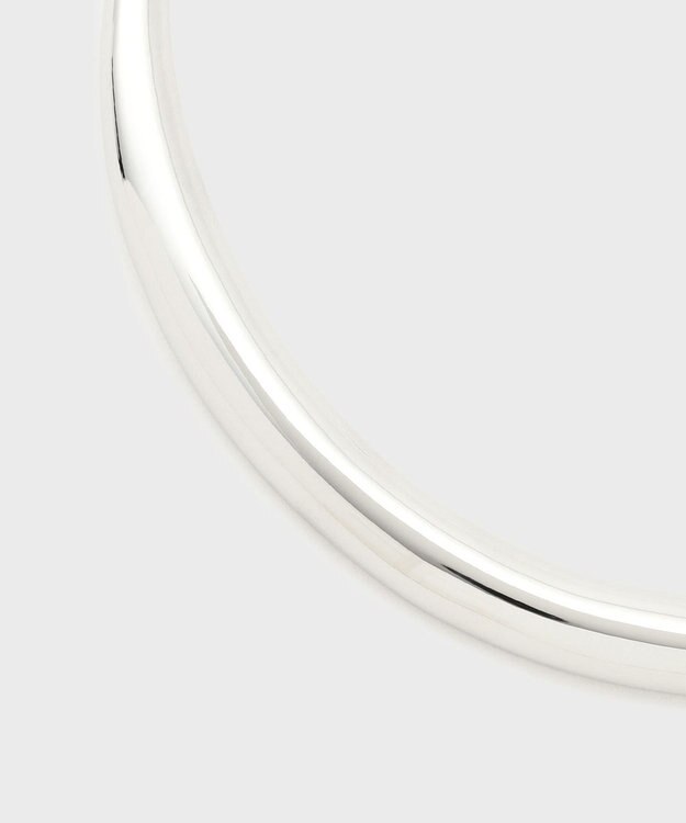 GRACE CONTINENTAL メタルカーブチョーカー シルバー