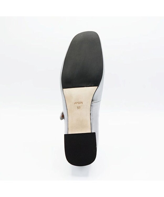 APOM 本革オブリークトゥメリージェーン 20 シルバー