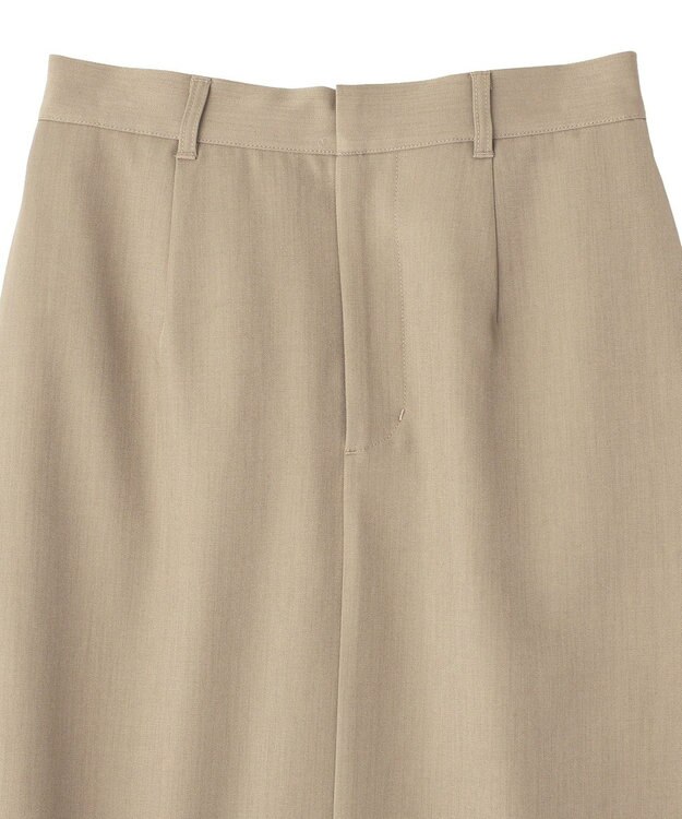 CRAFT STANDARD BOUTIQUE ＜セレモニー＞カットアウトヘムIラインスカート Beige