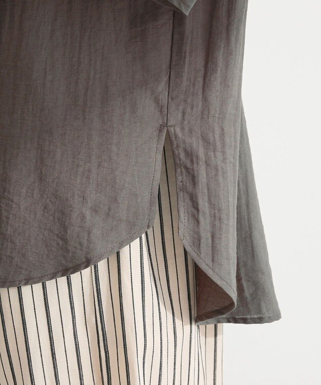 Green Parks ・ＥＬＥＮＣＡＲＥ　ＤＵＥシアーボリュームスリーブシャ Khaki