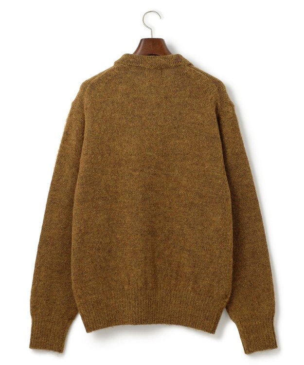 J.PRESS MEN 【J.PRESS ORIGINALS】Shaggy Dog Sweater Skipper Polo / Japan Made イエロー系