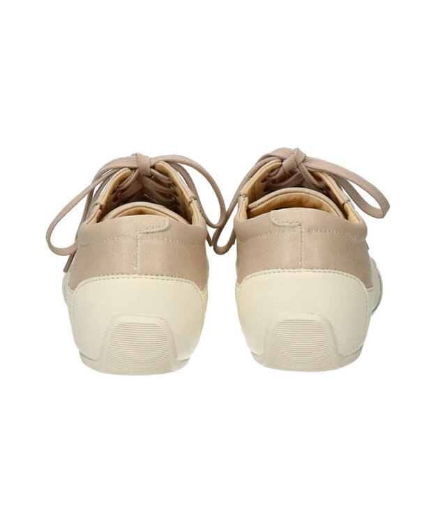INTER-CHAUSSURES 【BUSSOLA】レースアップスニーカー ライトベージュ
