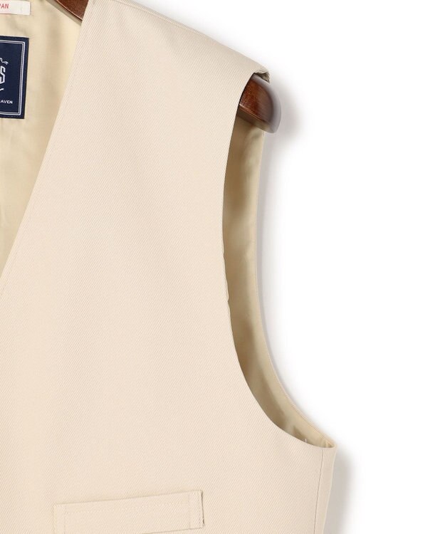 J.PRESS MEN 【J.PRESS ORIGINALS】Cotton Polyester Drill Over Odd Vest / Japan Made ベージュ系