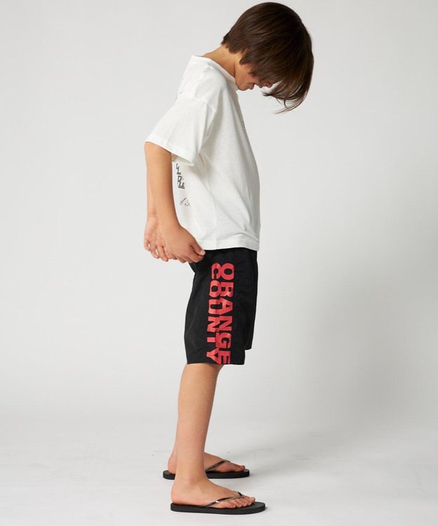 OP／FILA 【SEVEN2】ナイロンパンツ ブラック