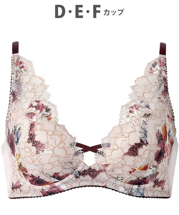 WACOAL 【重力ケアブラ】 ノンワイヤーブラ バストを重力から守る まる胸をキープ ラクなつけごこち Gカップまで対応 大きいサイズ レディース BXB194 /ワコール ピーチ