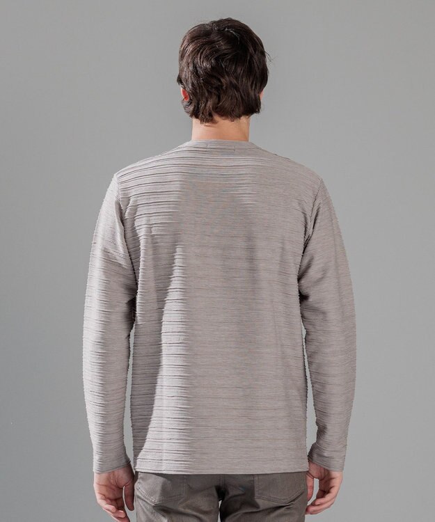 JOSEPH HOMME ストームリップル　Vネックカットソー ローズ系