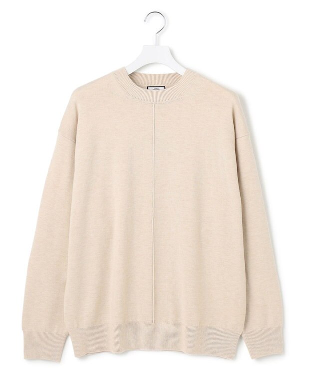 J.PRESS YORK STREET 【UNISEX】ANTI PILLING WOOL クルーネックニット アイボリー系