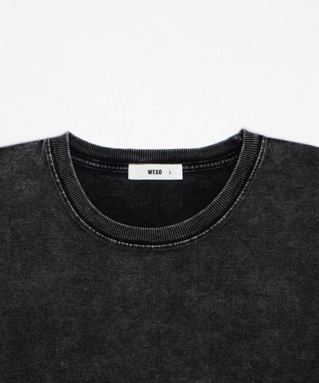 WEGO コットンクルーネックT（SS）　 ブラック