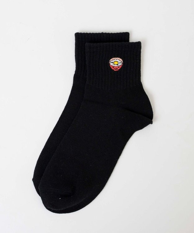 WEGO 炭水化物アンクルソックス 柄1